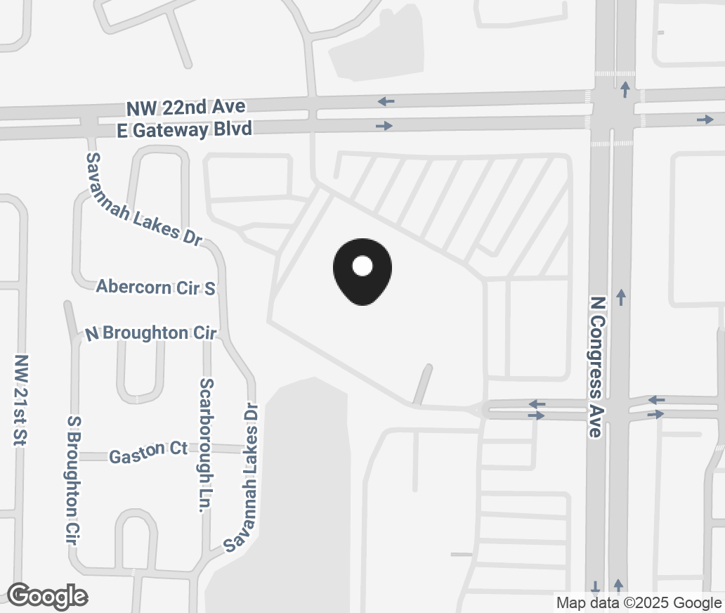 Google Map of 1901 N Congress Ave, Boynton Beach FL 33426