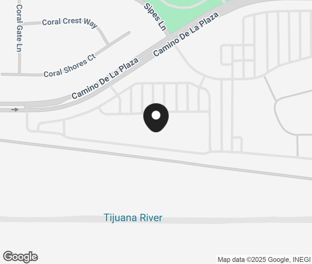 Google Map of 3951 Camino De La Plaza, San Ysidro CA 92173