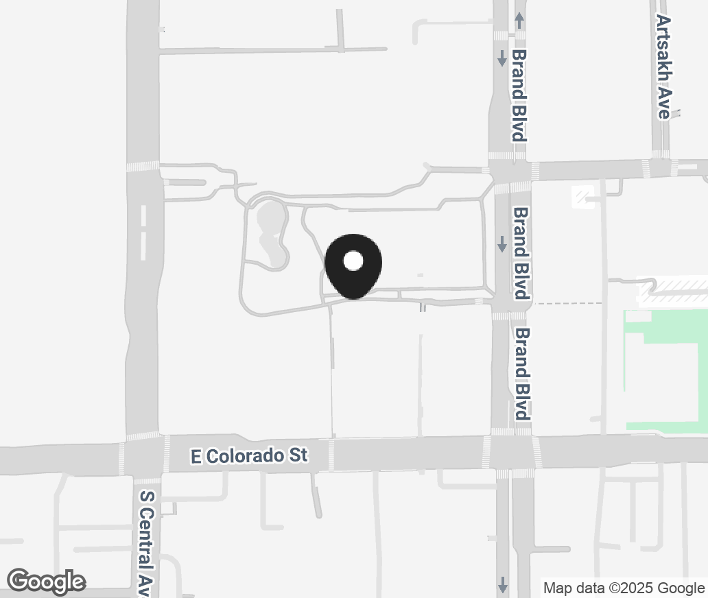 Google Map of 102 Caruso Avenue, Glendale CA 91210