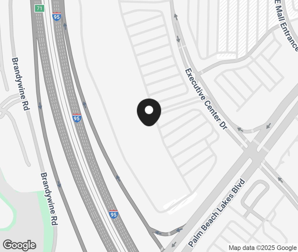 Google Map of 1855 Palm Beach Lakes Blvd, West Palm Beach FL 33401