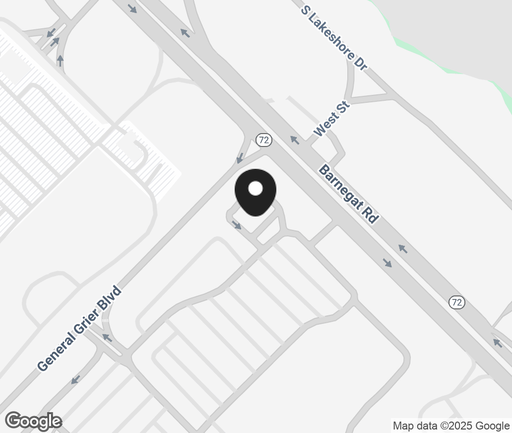 Google Map of 205 Route 72 W, Manahawkin NJ 08050