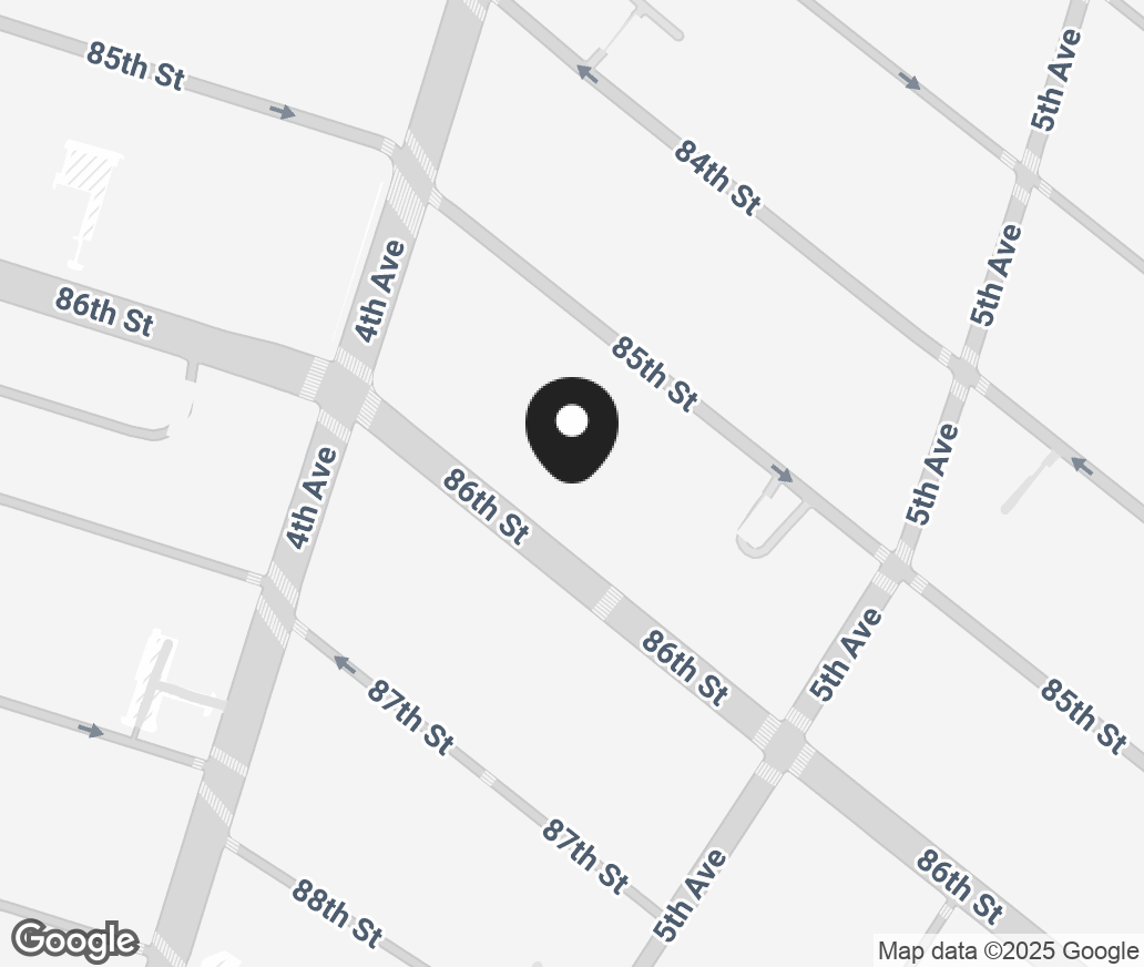 Google Map of 429 86Th Street Space C, Brooklyn NY 11209