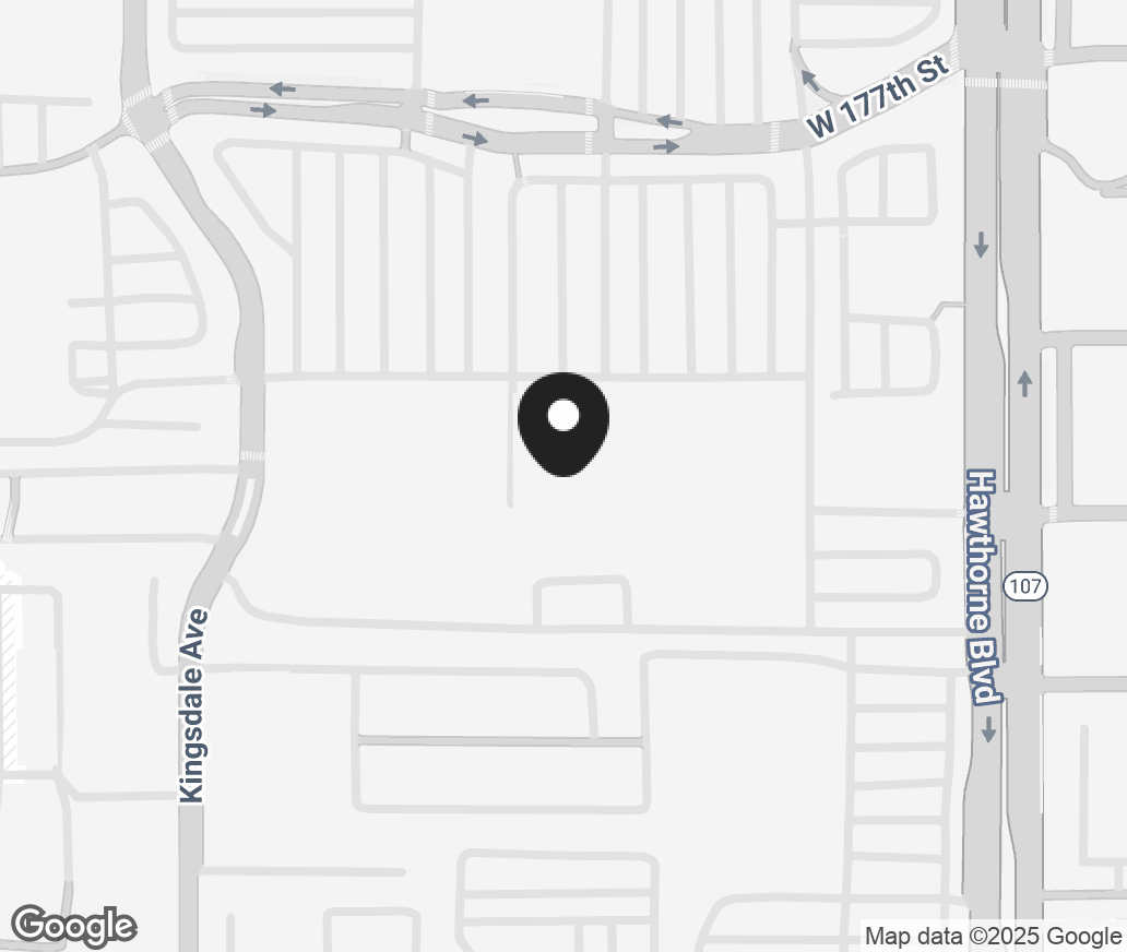 Google Map of 1517 Hawthorne Boulevard, Redondo Beach CA 90278