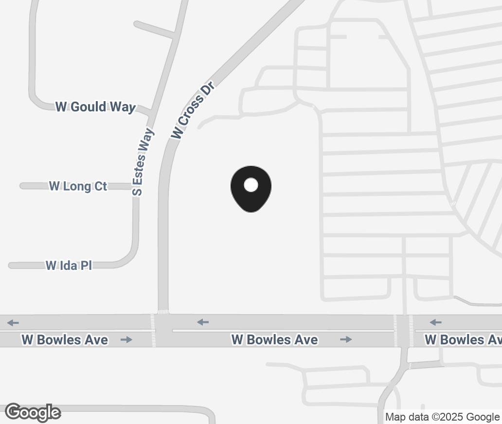 Google Map of 9390 W Cross Dr, Littleton CO 80123-2202