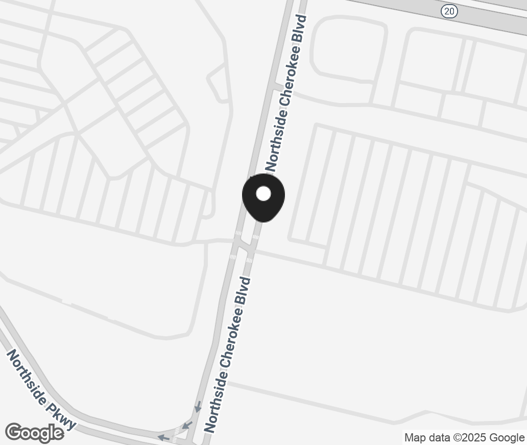 Google Map of 1810 Cumming Hwy, Canton GA 30115