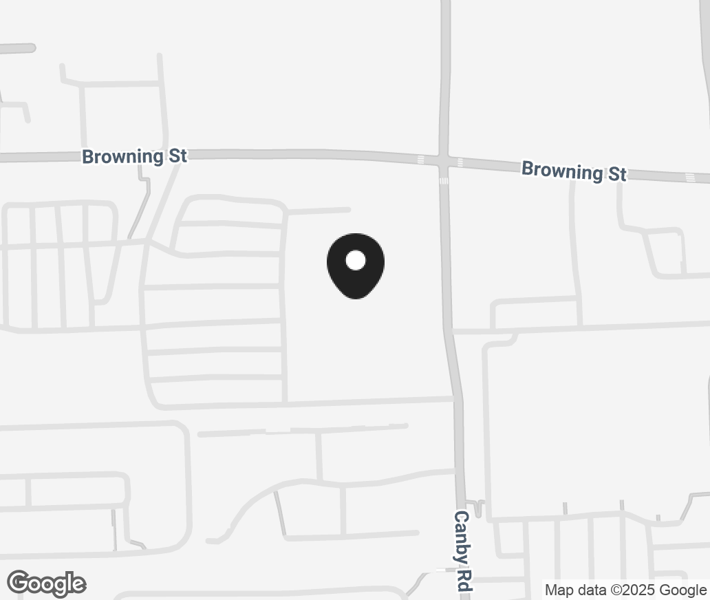 Google Map of 895 Browning St, Redding CA 96003