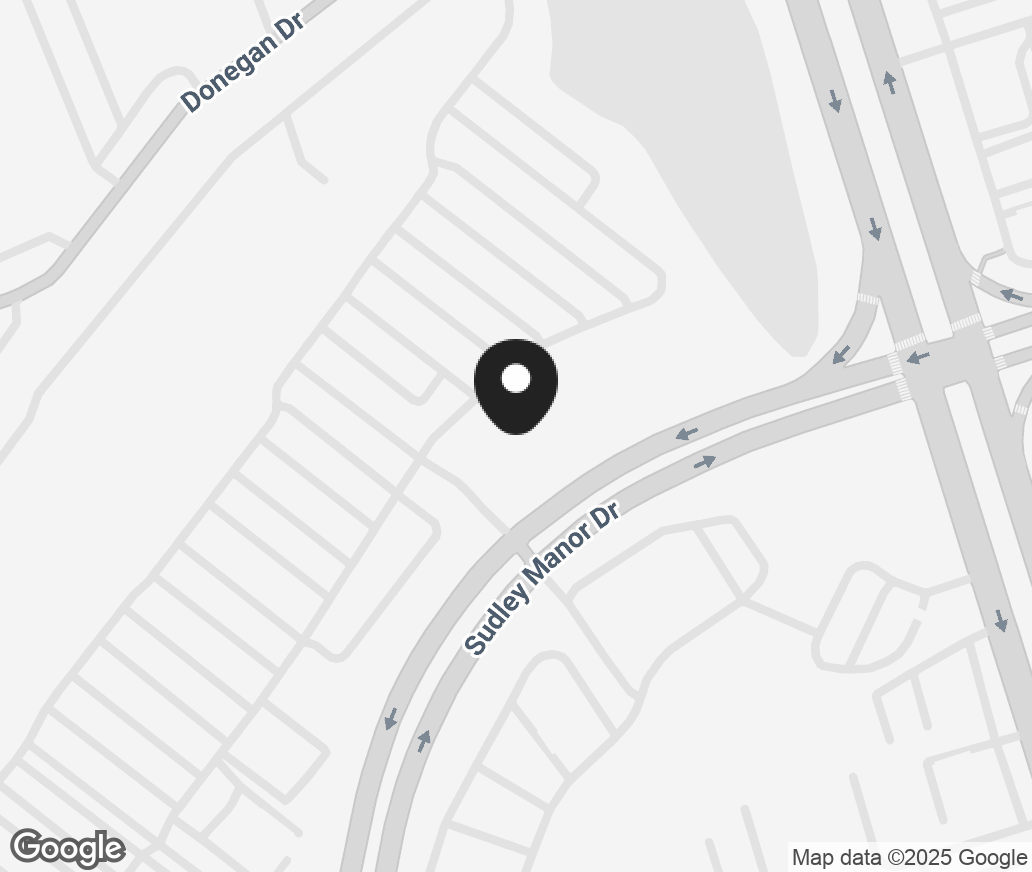 Google Map of 10640 Sudley Manor Drive, Manassas VA 20109