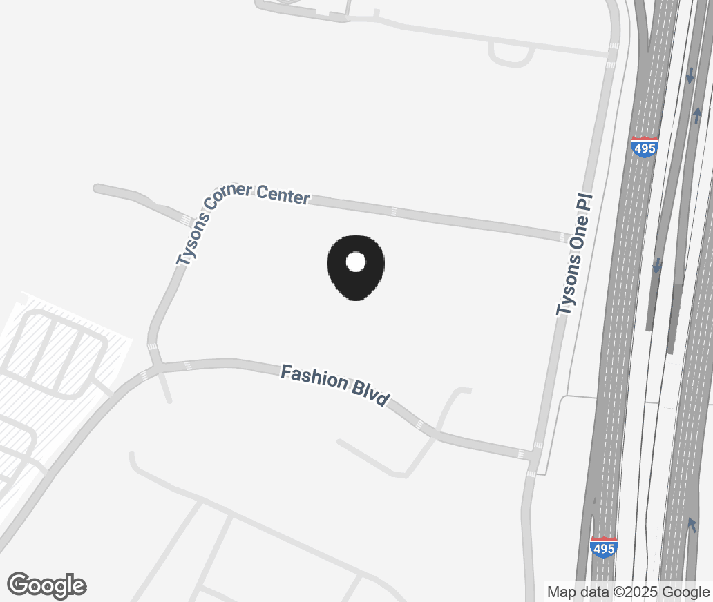 Google Map of 8000 Tysons Corner Center, Mclean VA 22102