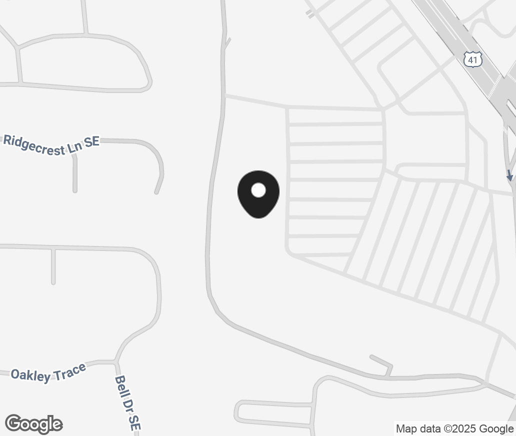 Google Map of 2540 Cumberland Blvd, Smyrna GA 30080
