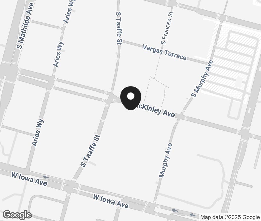 Google Map of 200 W. Mckinley, Sunnyvale CA 94086