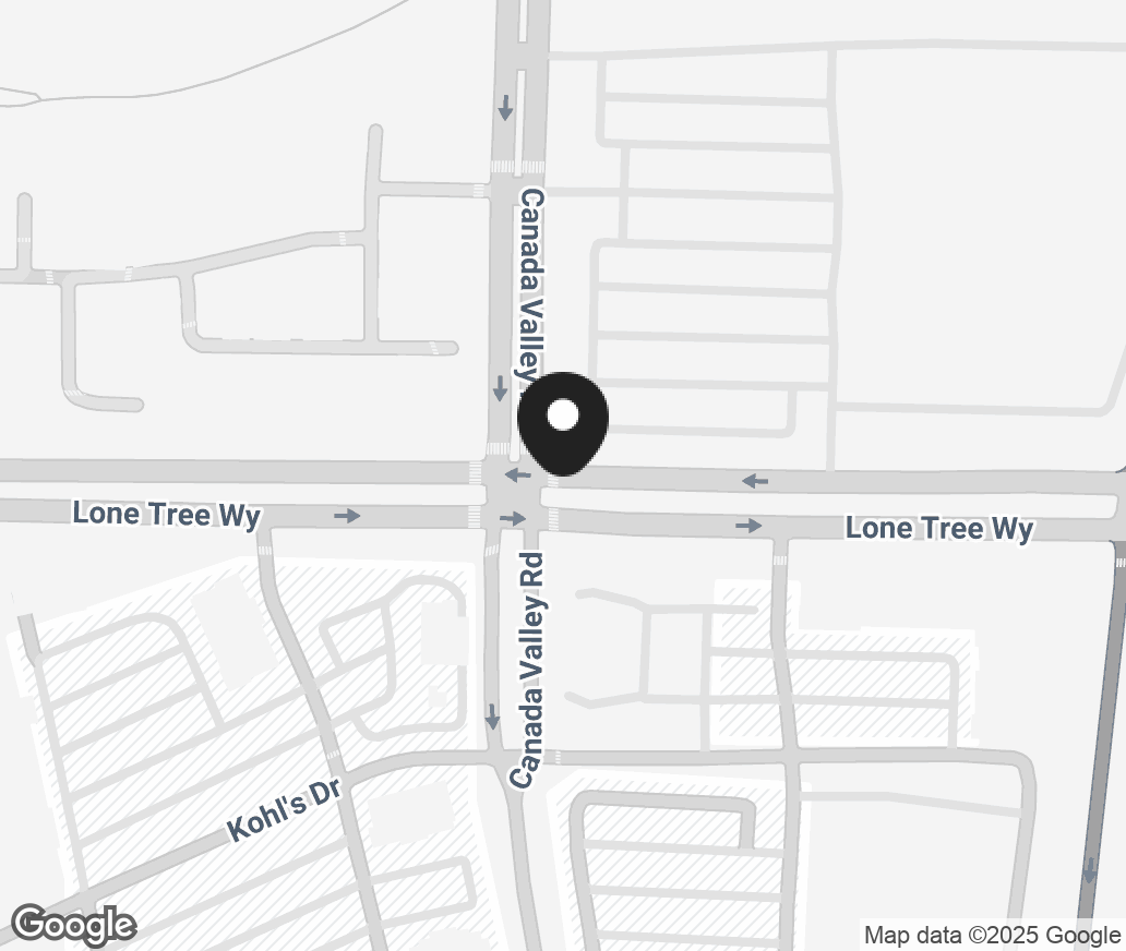 Google Map of 5511 Lone Treey Way, Brentwood CA 94513