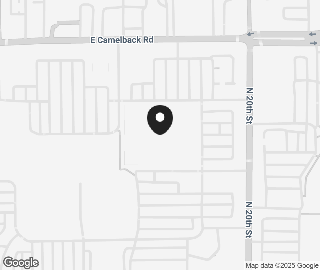 Google Map of 1949 E Camelback Rd, Phoenix AZ 85016