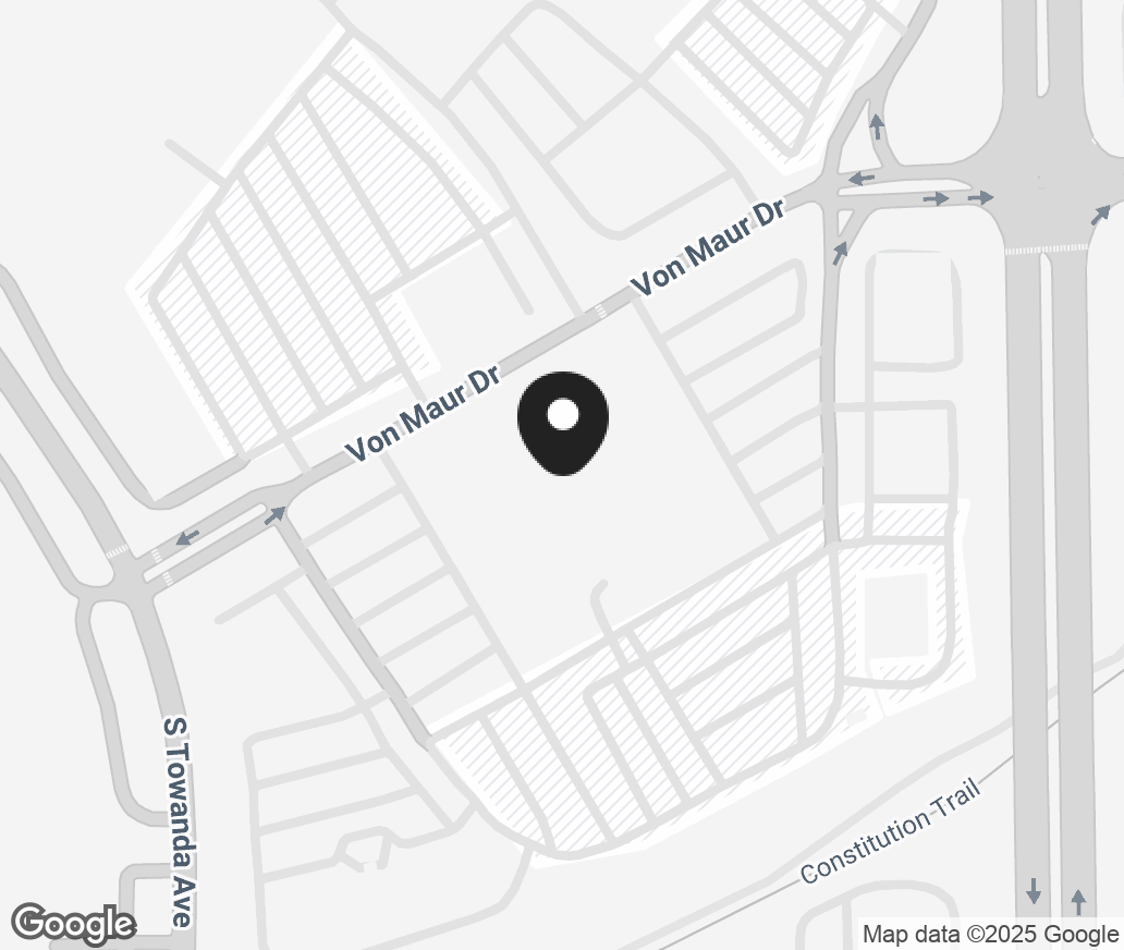 Google Map of 301 Veterans Parkway, Normal IL 61761