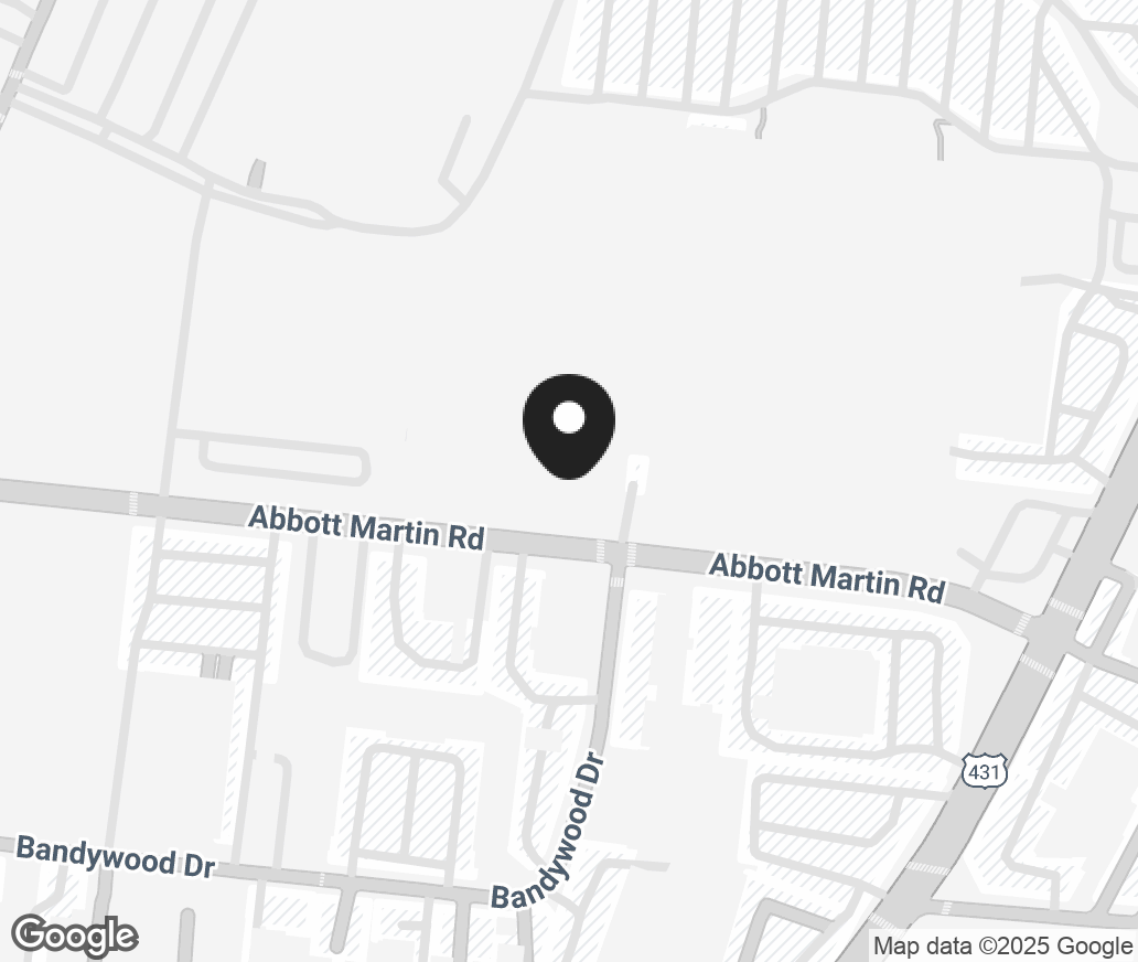 Google Map of 2130 Abbott Martin Road, Nashville TN 37215