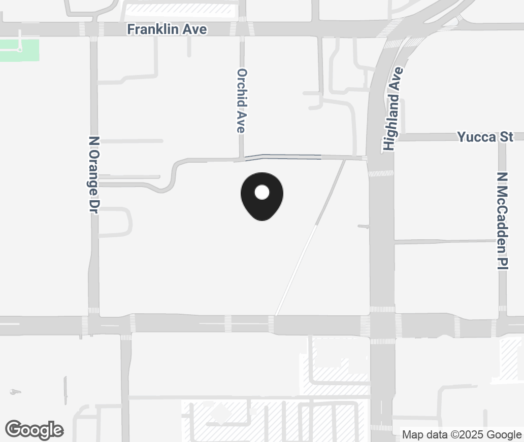 Google Map of 6801 Hollywood Blvd. Space B2-245, Hollywood CA 90028