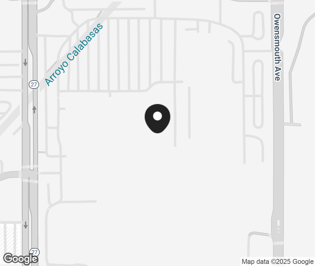 Google Map of 21900 Vanowen St, Canoga Park CA 91304