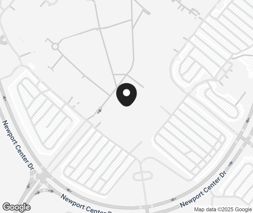 Google Map of 101 Newport Center Dr, Newport Beach CA 92660
