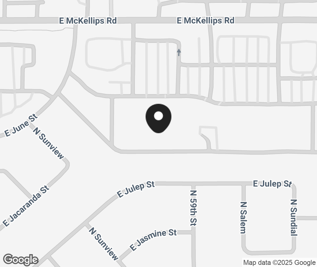 Google Map of 5833 E Mckellips Rd, Mesa AZ 85215