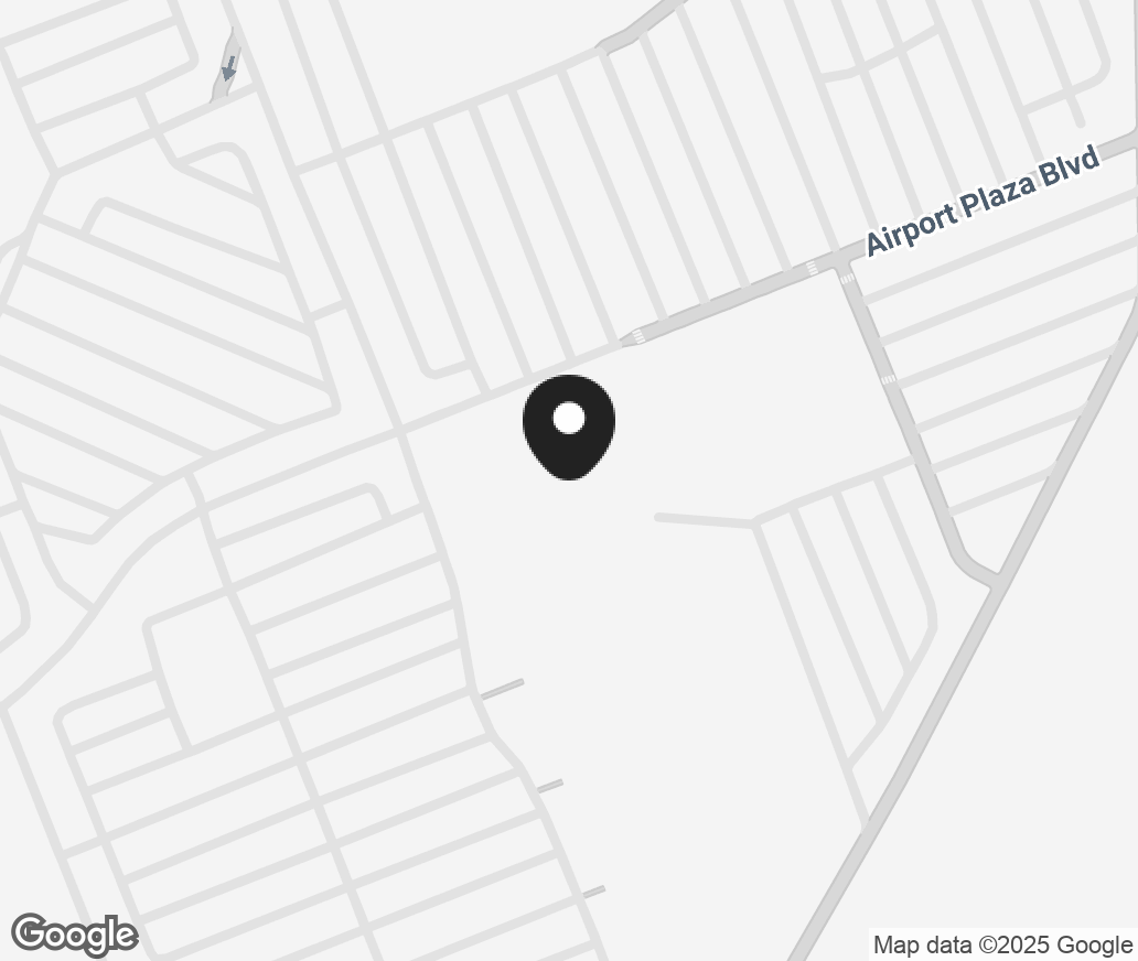 Google Map of 206 Airport Plaza Blvd., Farmingdale NY 11735
