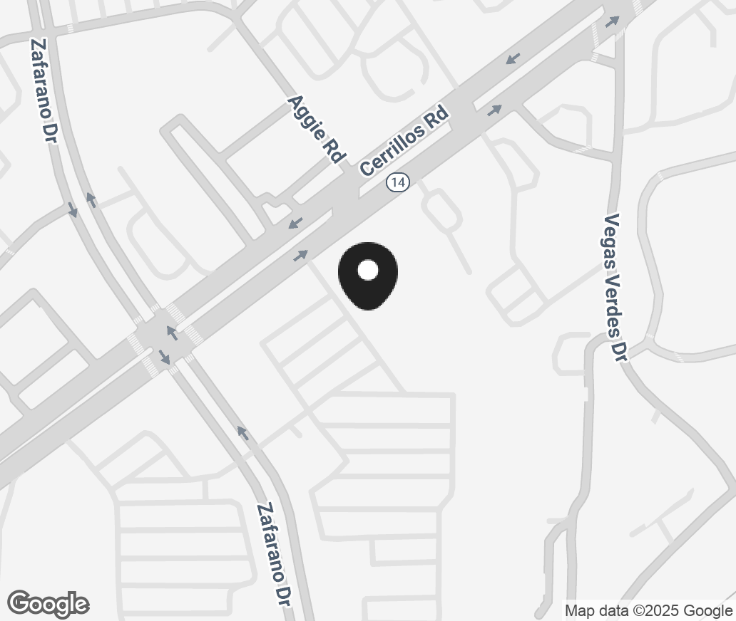 Google Map of 3513 Zafarano Drive, Santa Fe NM 87507