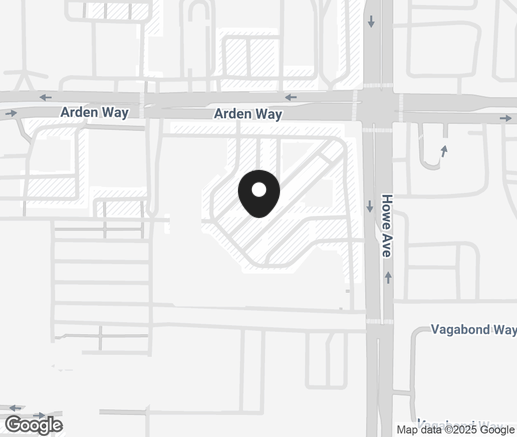 Google Map of 2100 Arden Way, Sacramento CA 95825