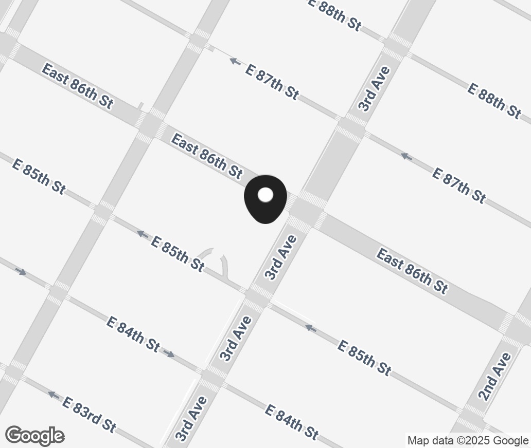 Google Map of 188 E 86Th St, New York NY 10028
