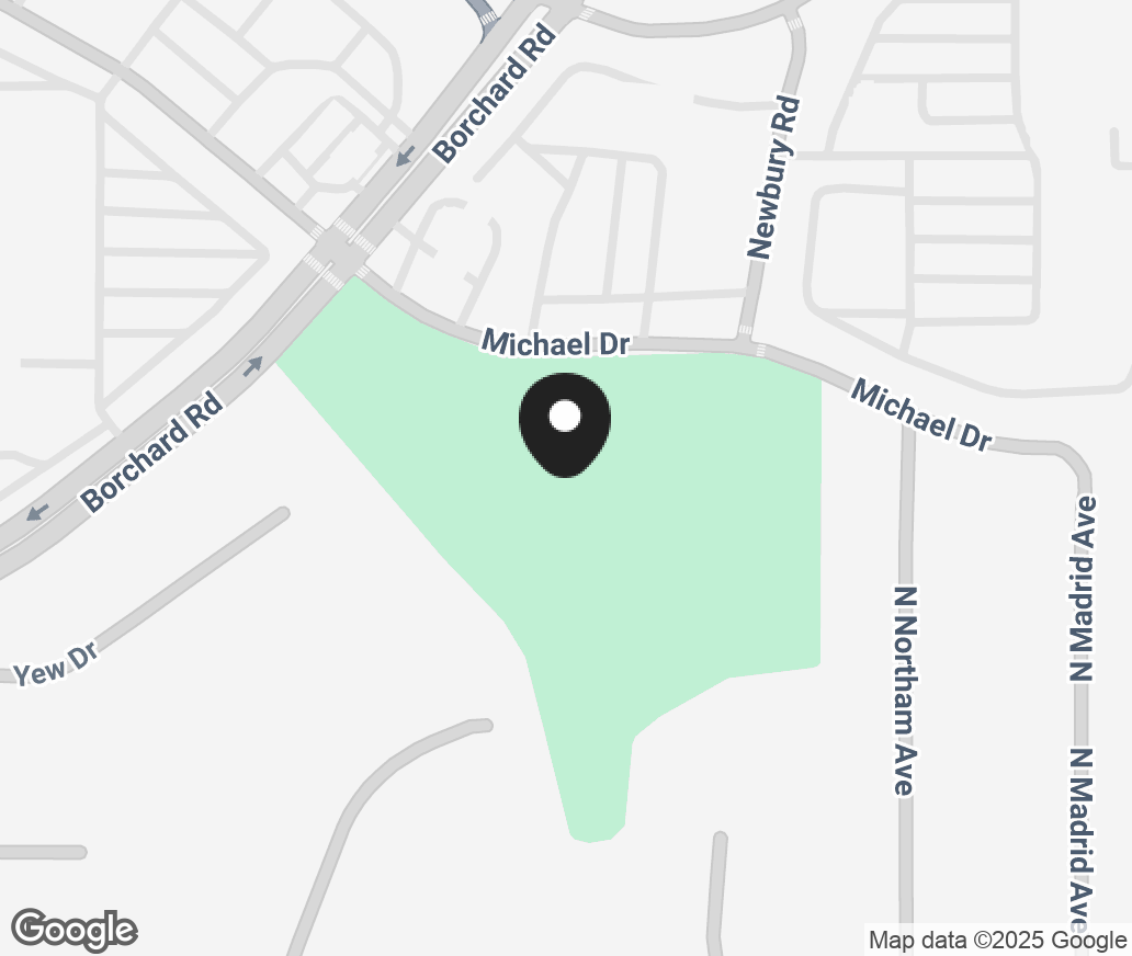 Google Map of 1960 Newbury Park, Newbury Park CA 91320