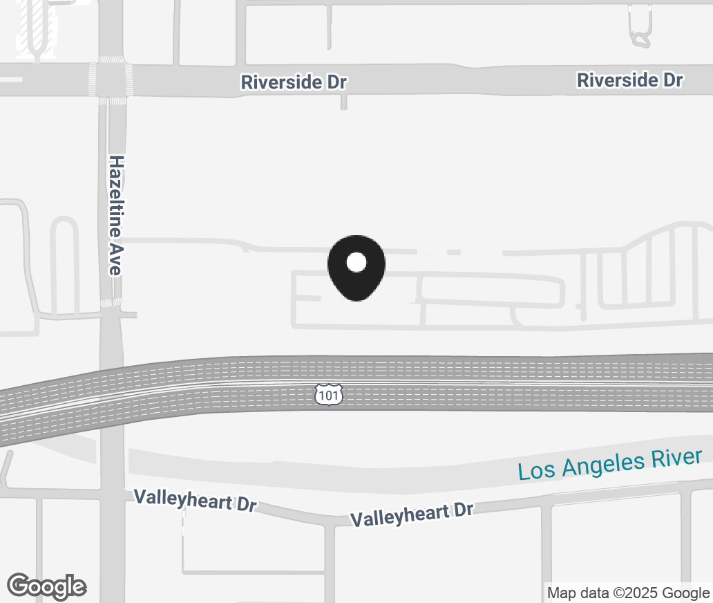 Google Map of 14006 Riverside Drive Suite 75, Sherman Oaks CA 91423