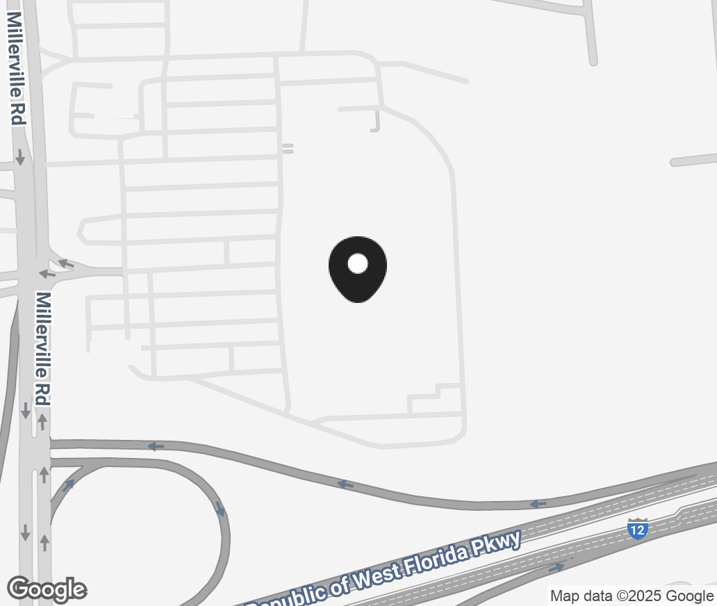 Google Map of 2001 Millerville Rd, Baton Rouge LA 70816-1408