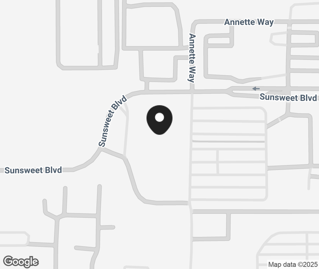Google Map of 1480 Sunsweet Blvd, Yuba City CA 95993