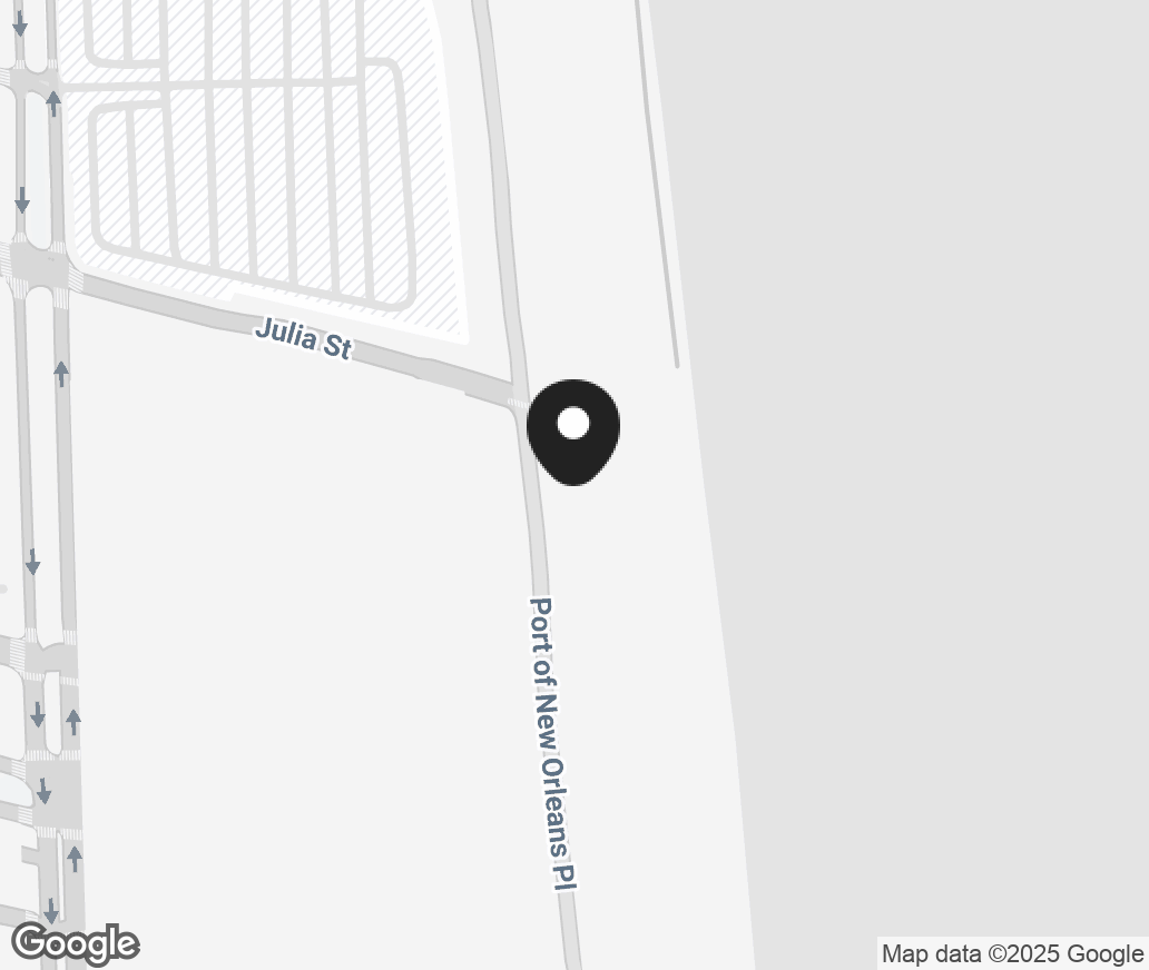 Google Map of 500 Port Of New Orleans Place Suite 245, New Orleans LA 70130