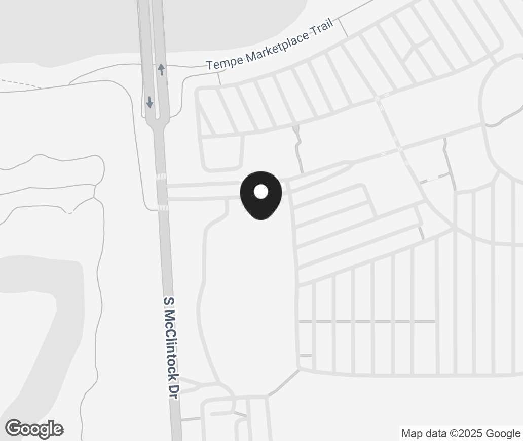 Google Map of 55 S Mcclintock Drive, Tempe AZ 85281