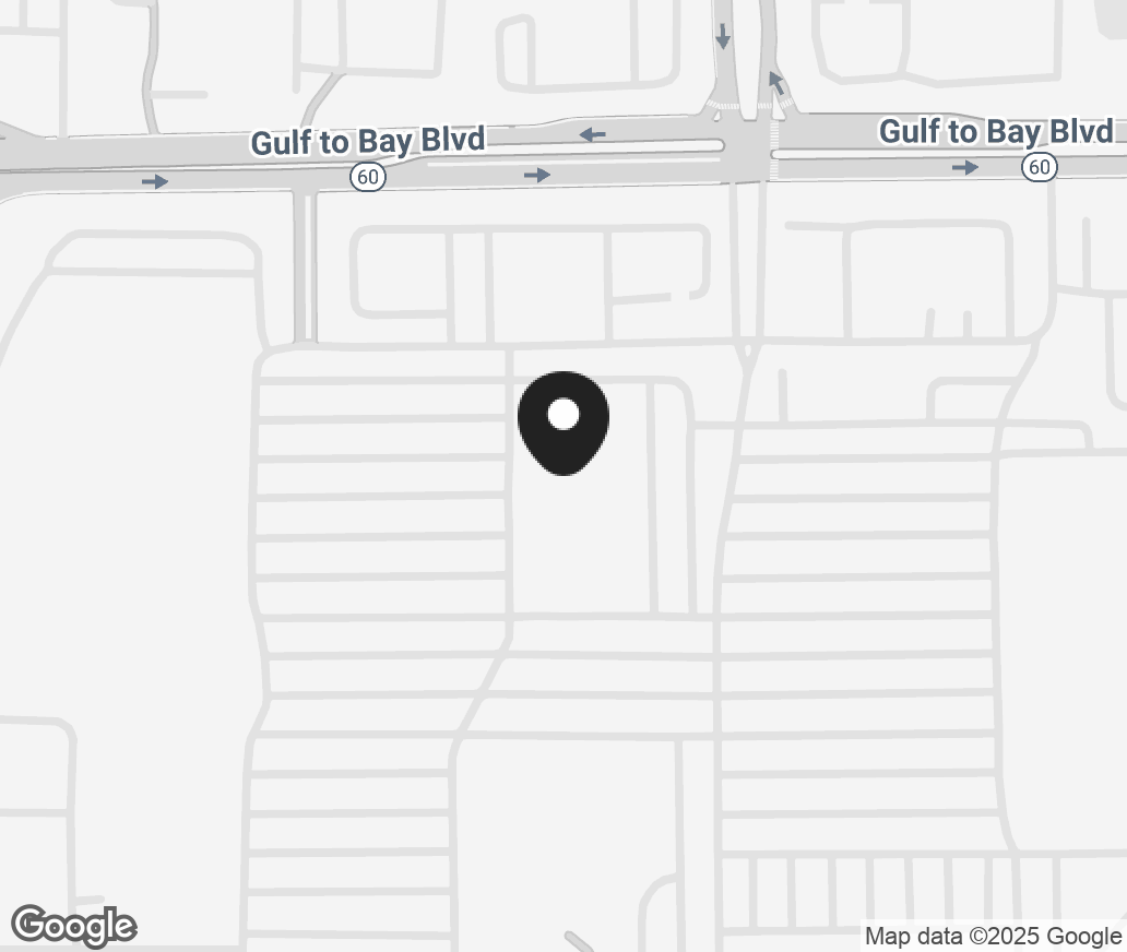 Google Map of 2683 Gulf To Bay Blvd, Clearwater FL 33759