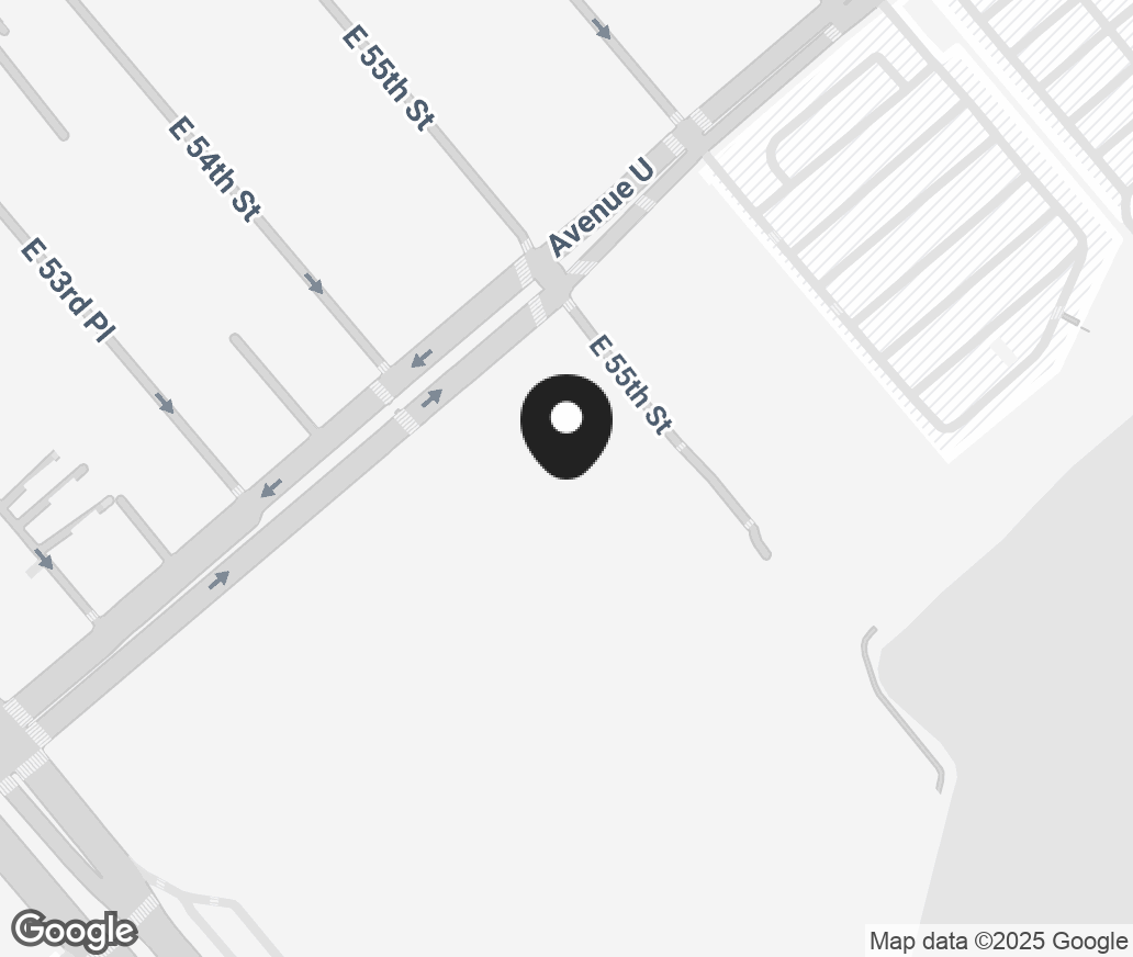 Google Map of 5400 Avenue U, Brooklyn NY 11234