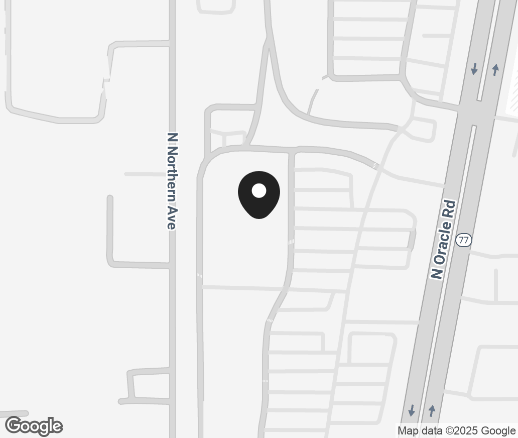 Google Map of 7785 N Oracle Rd, Oro Valley AZ 85704