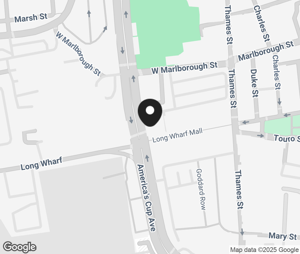 Google Map of 49 Long Wharf Mall, Newport RI 02840