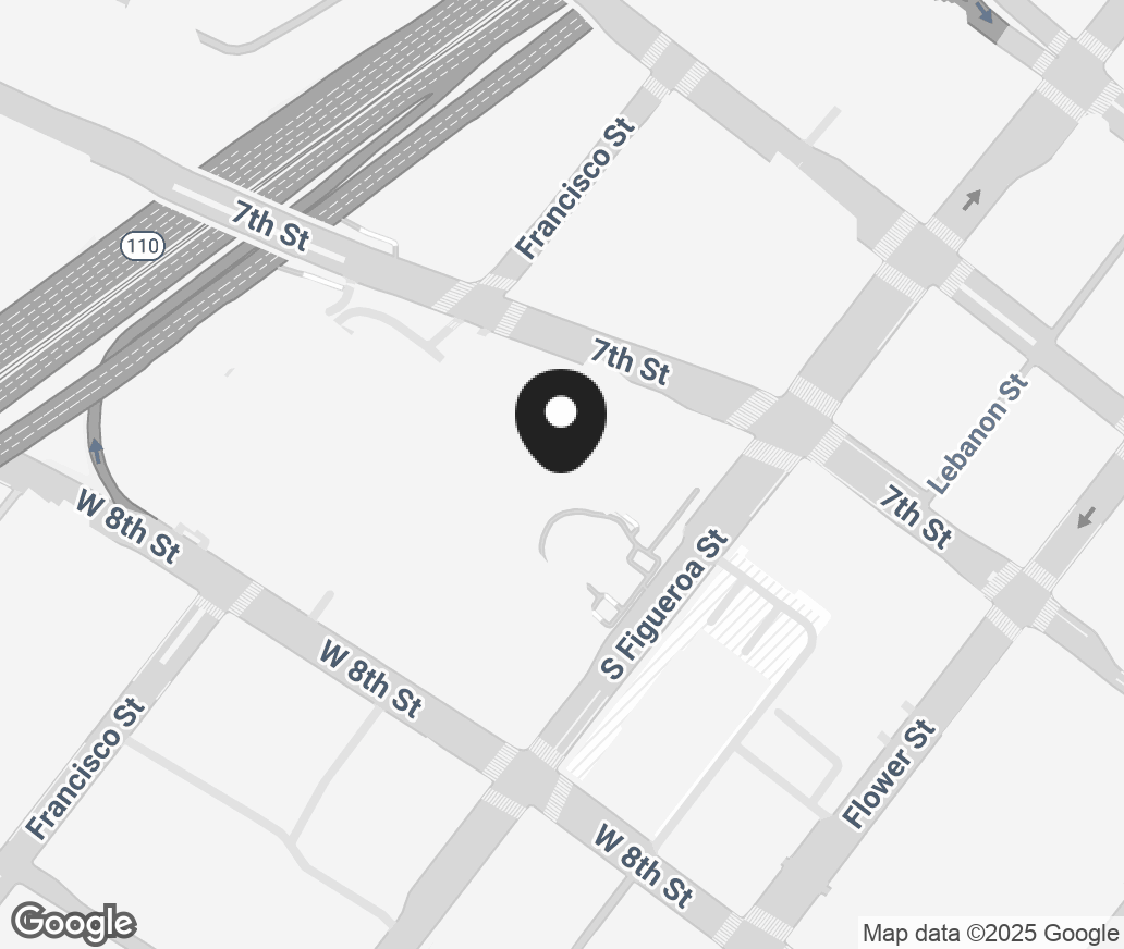 Google Map of 735 S Figueroa Street Suite 150, Los Angeles CA 90017
