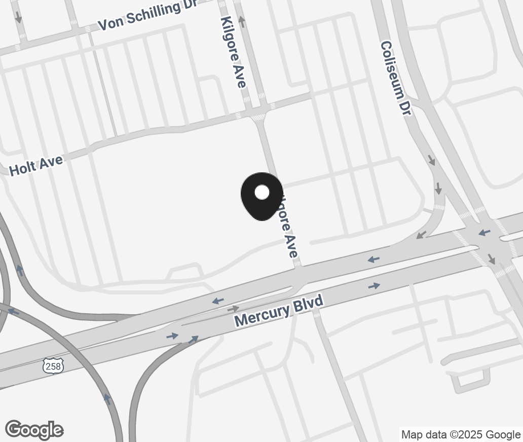 Google Map of 5001 Holt Ave, Hampton VA 63303-3042