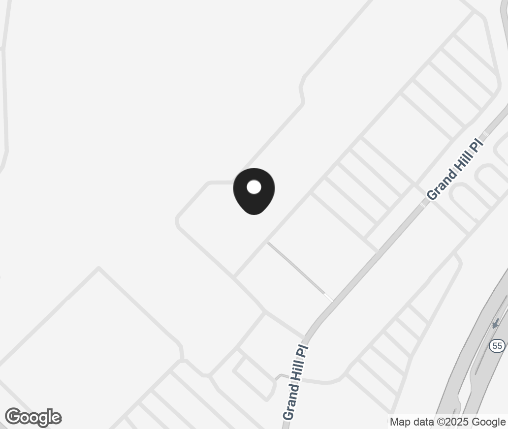 Google Map of 124 Grand Hill Place, Holly Springs NC 27540