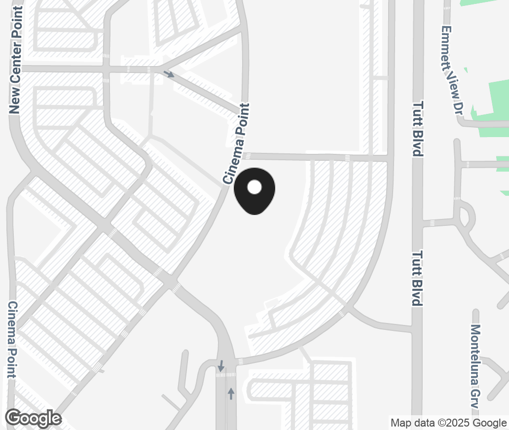 Google Map of 3153 Cinema Pt, Colorado Springs CO 80922