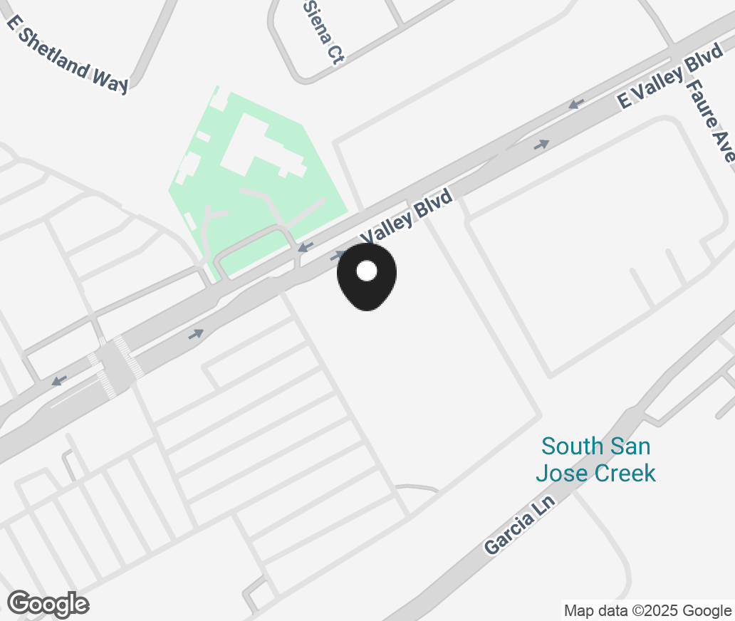 Google Map of 21818 Valley Blvd, City Of Industry CA 91789