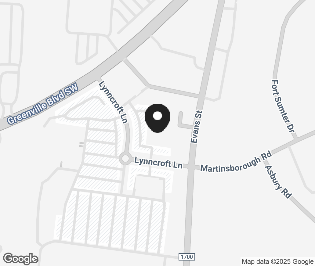 Google Map of 3120 Evans St, Greenville NC 27834