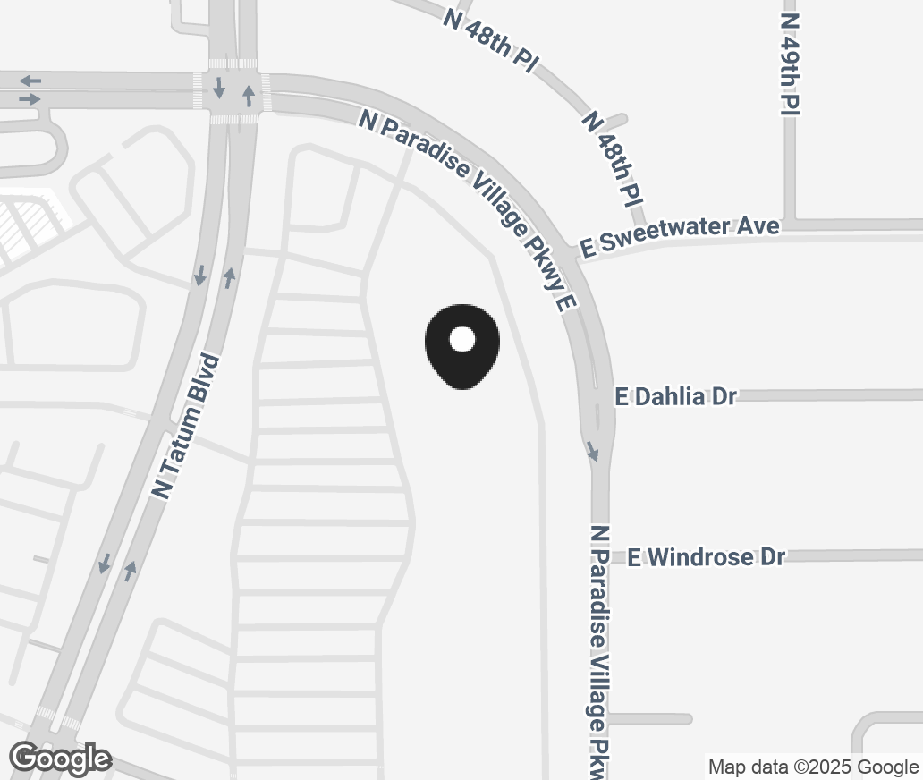 Google Map of 12867 N Tatum Blvd, Phoenix AZ 85032