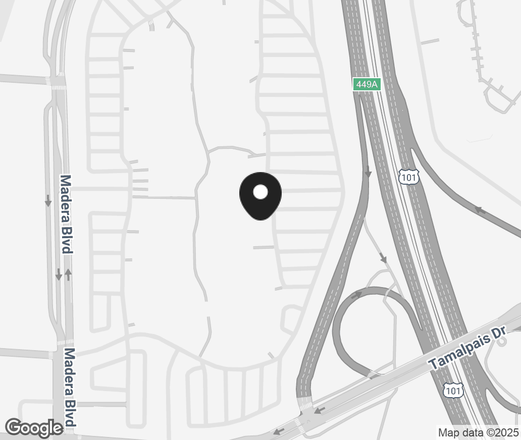 Google Map of 347 Corte Madera Town Center, Corte Madera CA 94925