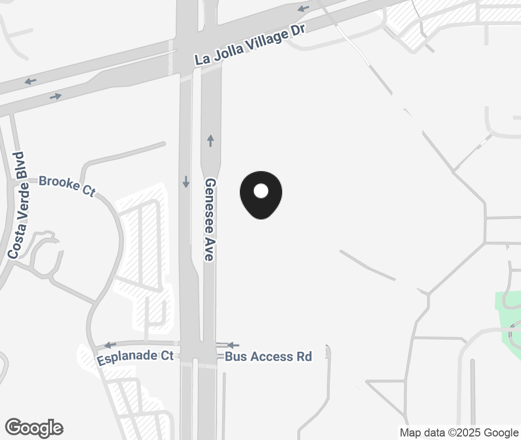Google Map of 4401 La Jolla Village Drive, San Diego CA 92122