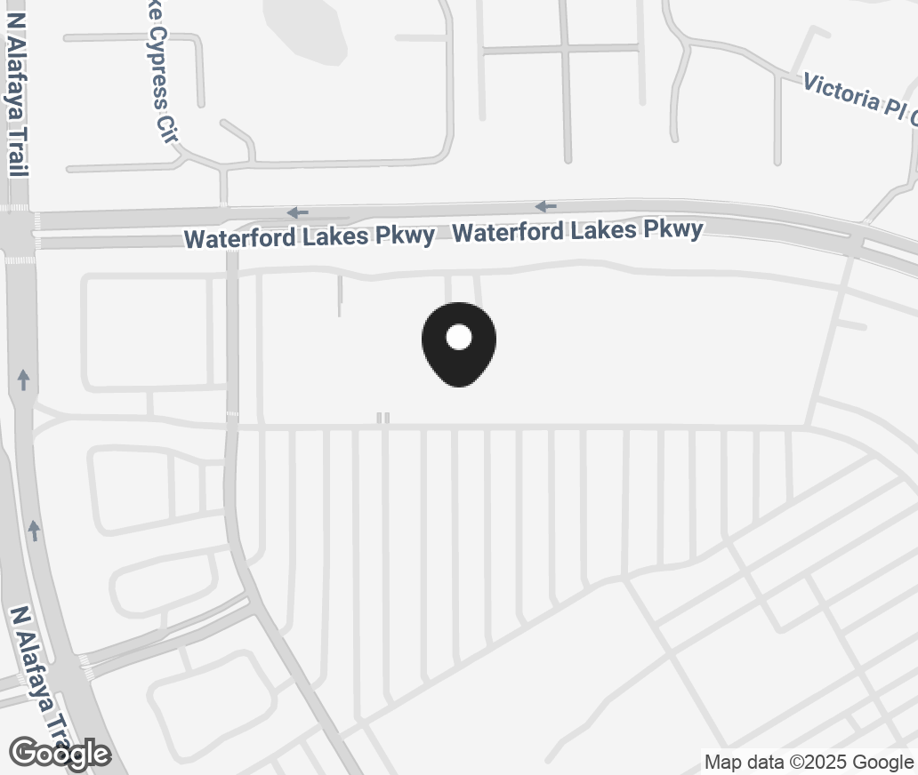 Google Map of 841 Alafaya Trail, Orlando FL 32828