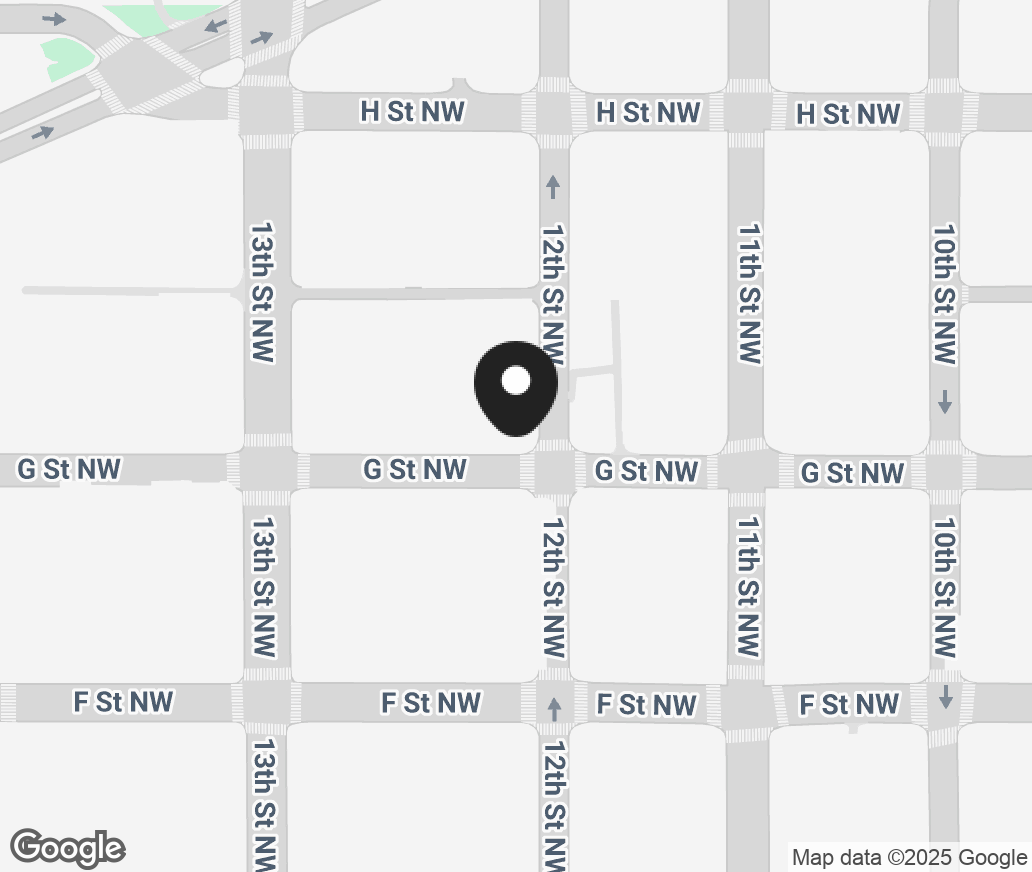 Google Map of 1201 G Street N.W., Washington DC 20005