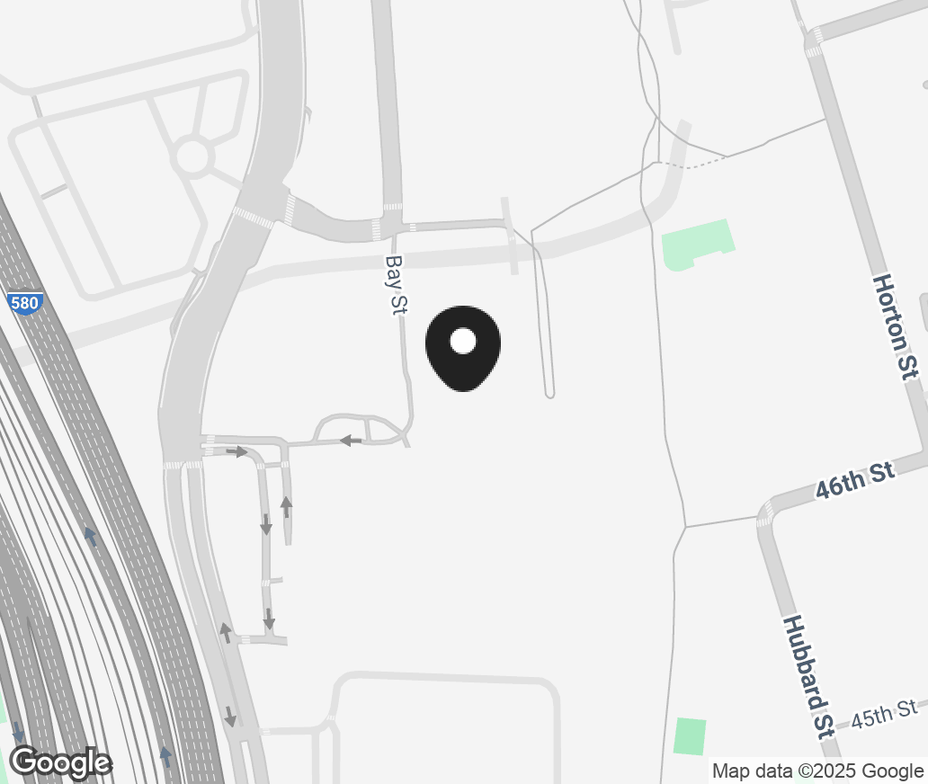 Google Map of 5626 Bay Street, Emeryville CA 94608