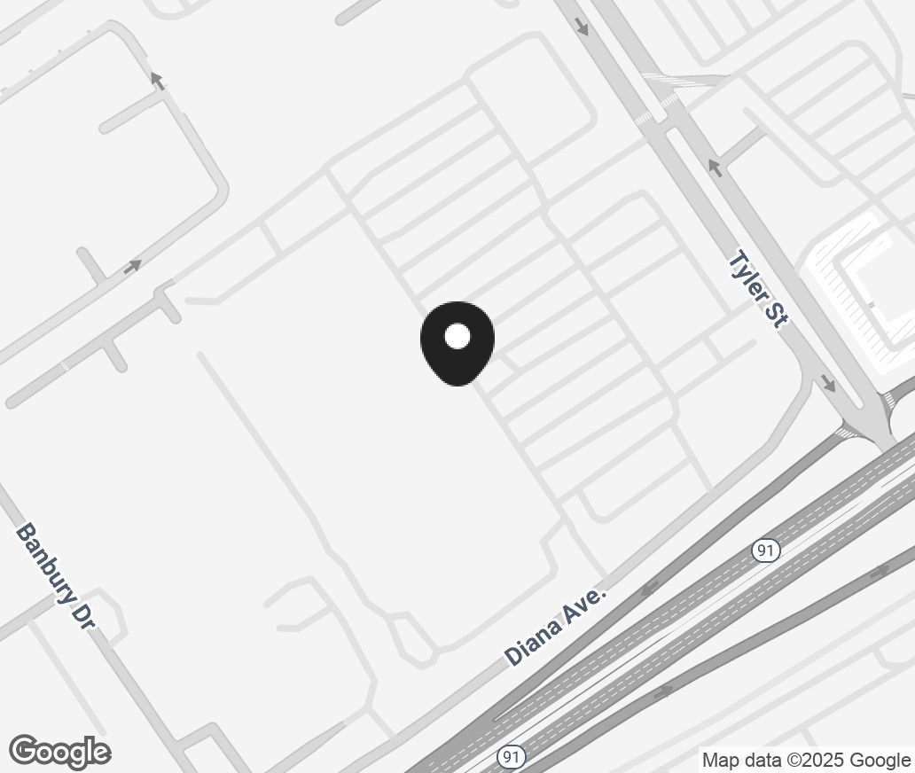 Google Map of 3520 Tyler St., Riverside CA 92503