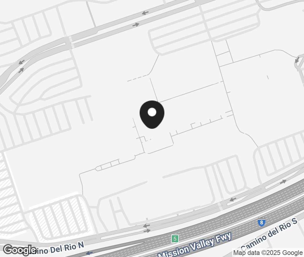 Google Map of 1640 Camino Del Rio North, San Diego CA 92108